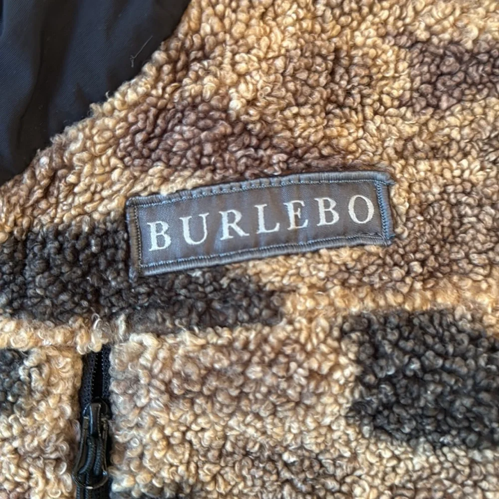 Burlebo Boys Youth Alpine Camo Sherpa 1/4 Zip Jacket